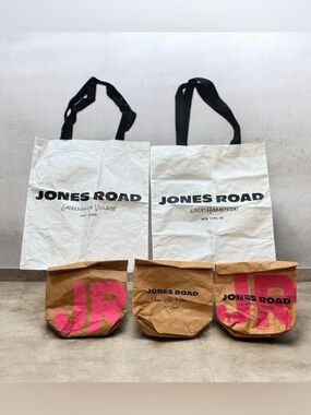 Jones Road Beauty Assorted Shopping And Cosmetic Pouches
